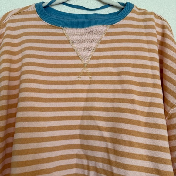 NWOT Free People Womens Classic Striped Crew Latte Combo - Picture 13 of 16